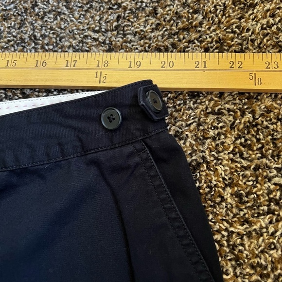 Lands' End Navy Blue Flat Front Shorts - Picture 2 of 6